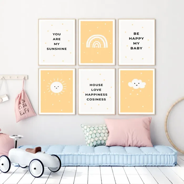 Affiches “Sunny Mood” pour chambre enfant - photo numéro 3
