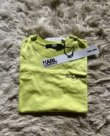 T-shirt vert clair Karl Lagerfeld neuf avec étiquette