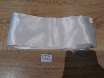 1m70 de Ruban blanc 7cm de large