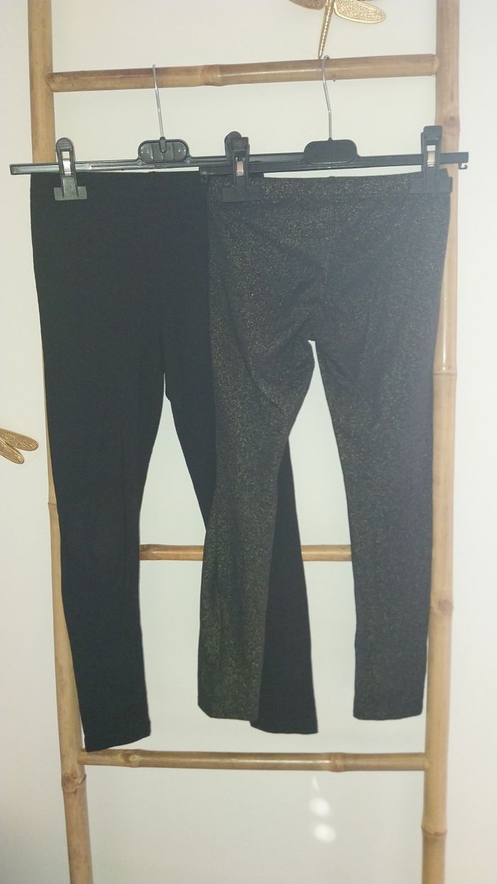 Duo/ Lot/ Pack de 2 leggings fille 8 ans Très bon état - photo numéro 5
