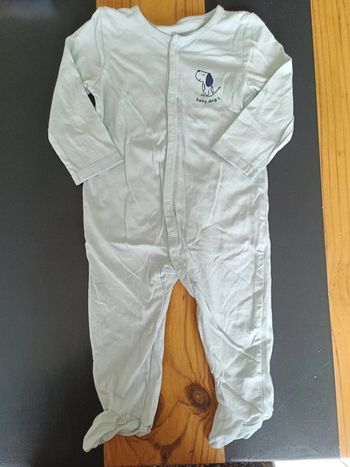 Pyjama manches longues ouverture sur le devant