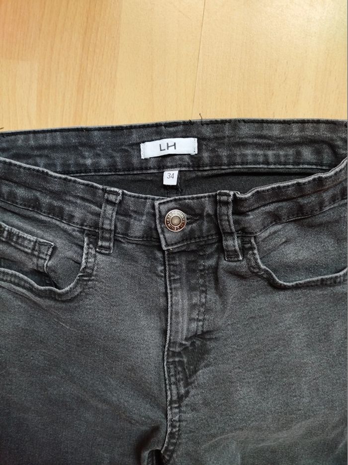 Jeans Noir La Halle - photo numéro 2