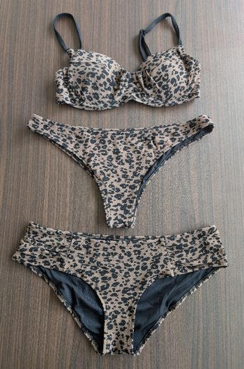 Bikini imprimé léopard C&A - Marron / Noir - Taille 38/40