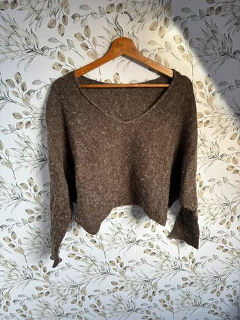 Pull chauve souris avec du mohair et laine