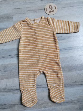 Pyjama velour 9mois