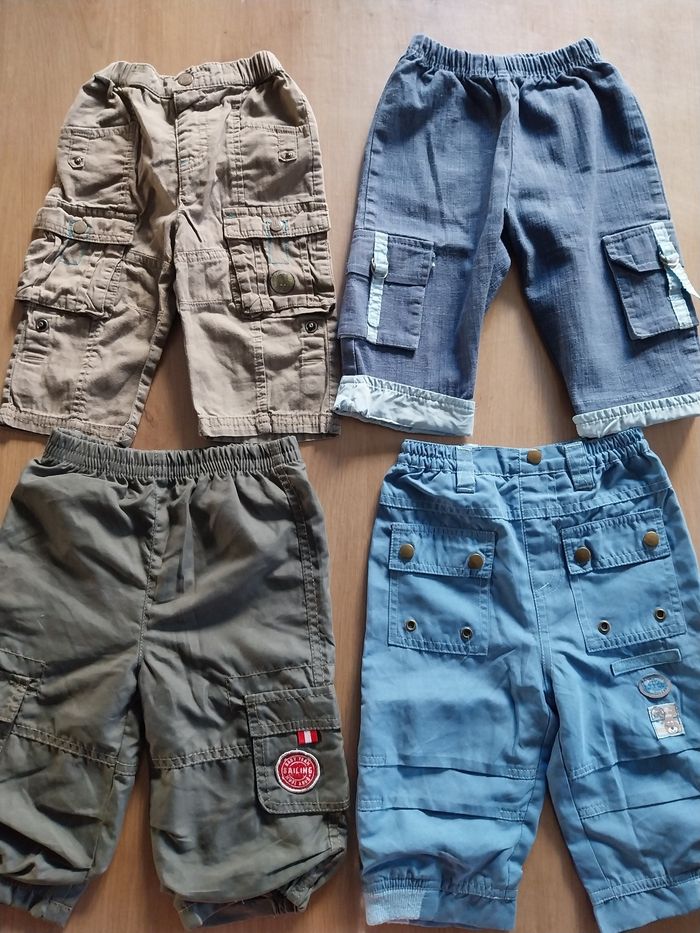 Lot pantalons bébé 12 mois