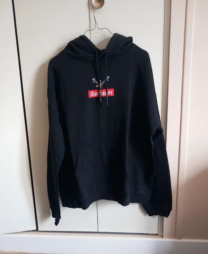 Sweat à capuche noir Looney Tunes taille L