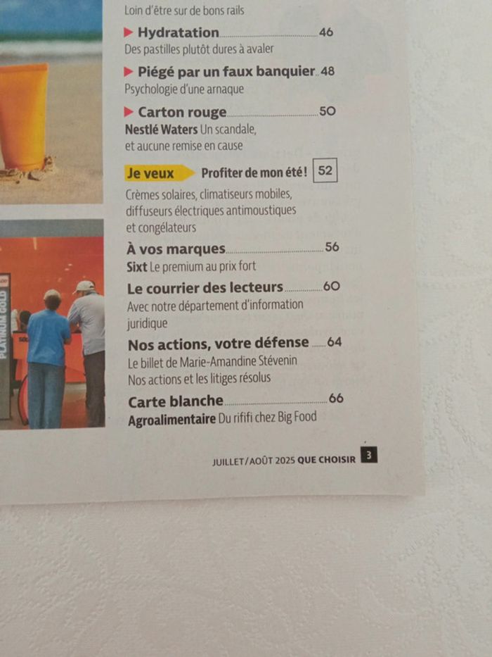 Que Choisir juillet/ août 2025 - photo numéro 6