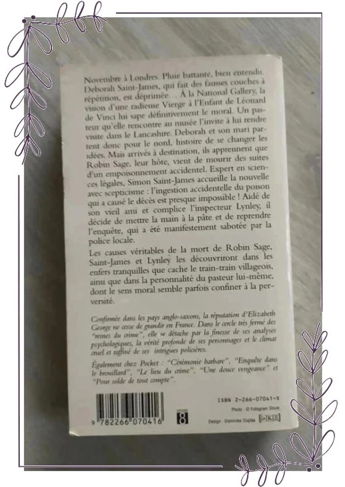 Roman Elisabeth George - Mal d'enfant - photo numéro 2