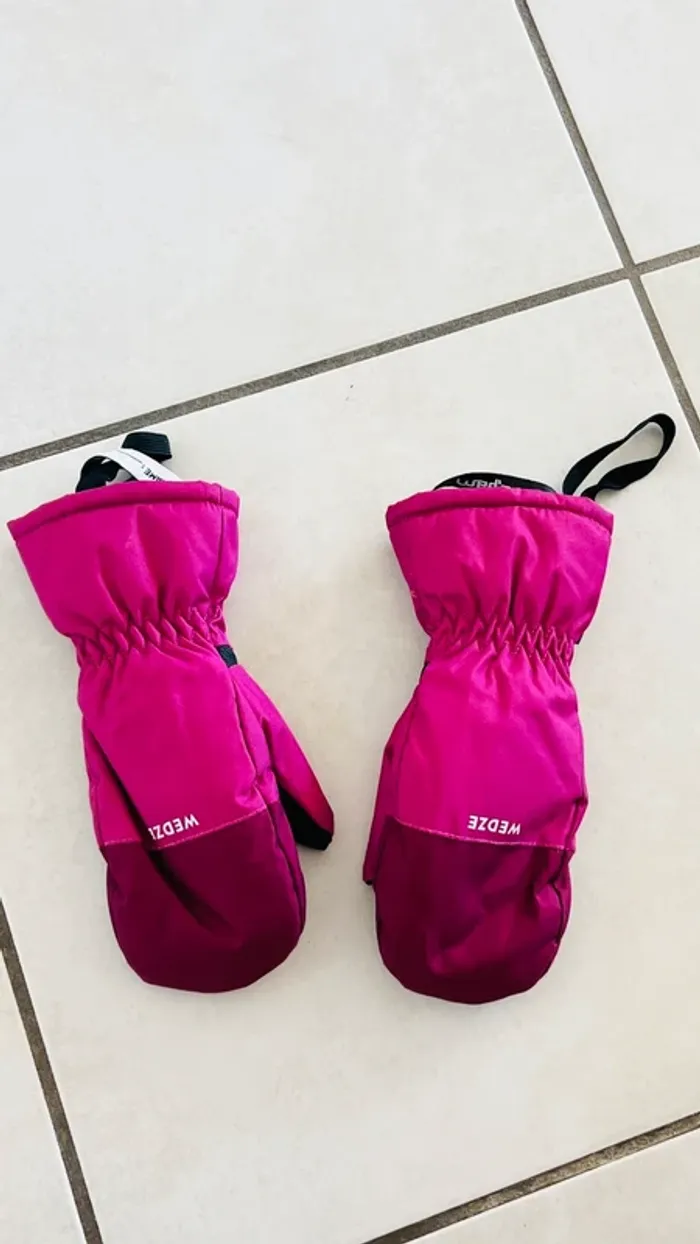 Moufles de ski chaudes et imperméables - Wedze