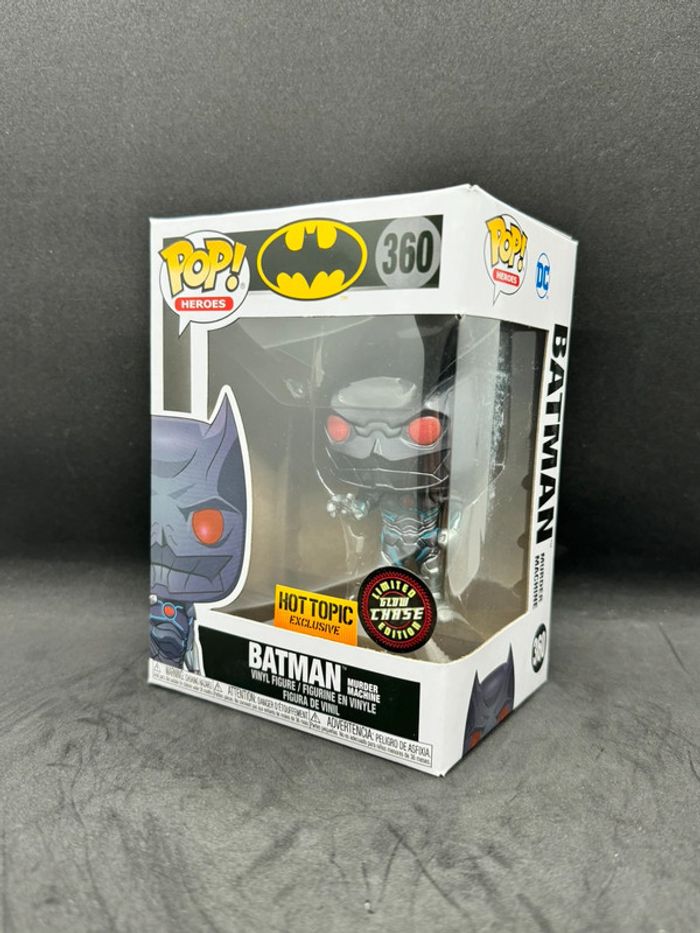 Funko pop dc comics Batman 360 Glow Chase Hot Topic