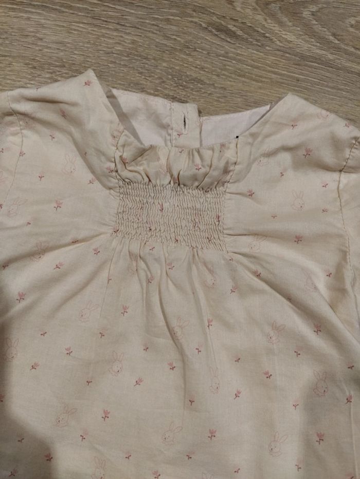 Blouse fille rose pâle - photo numéro 2