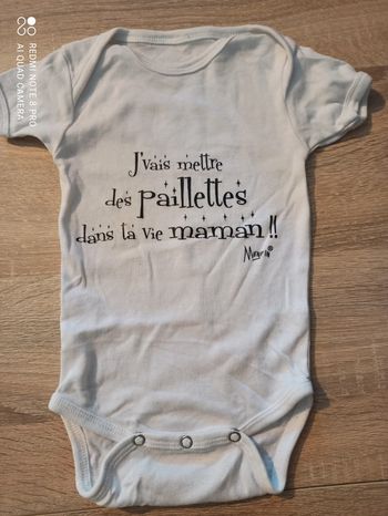 Body manches courtes 6 mois