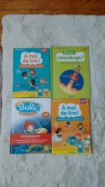 Lot de livre d'apprentissage de la lecture et du code cycle 2 CP méthode de lecture