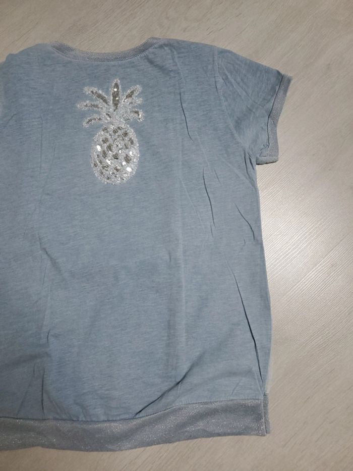 Tshirt en lin et coton - Ananas - photo numéro 4
