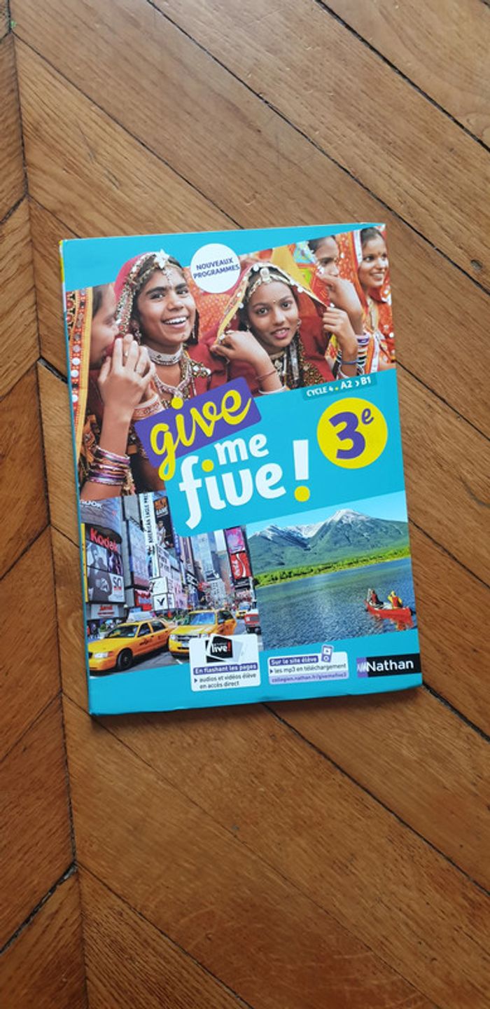 Livre NEUF: give me five! 3e nathan - photo numéro 6
