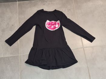 Tunique chat sequins 8 ans