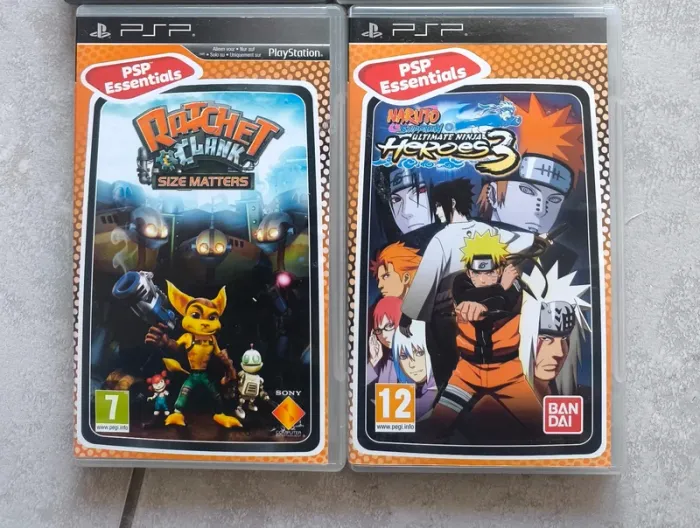 Lot 2 Jeux PSP PlayStation portable Naruto rachtet & clanck