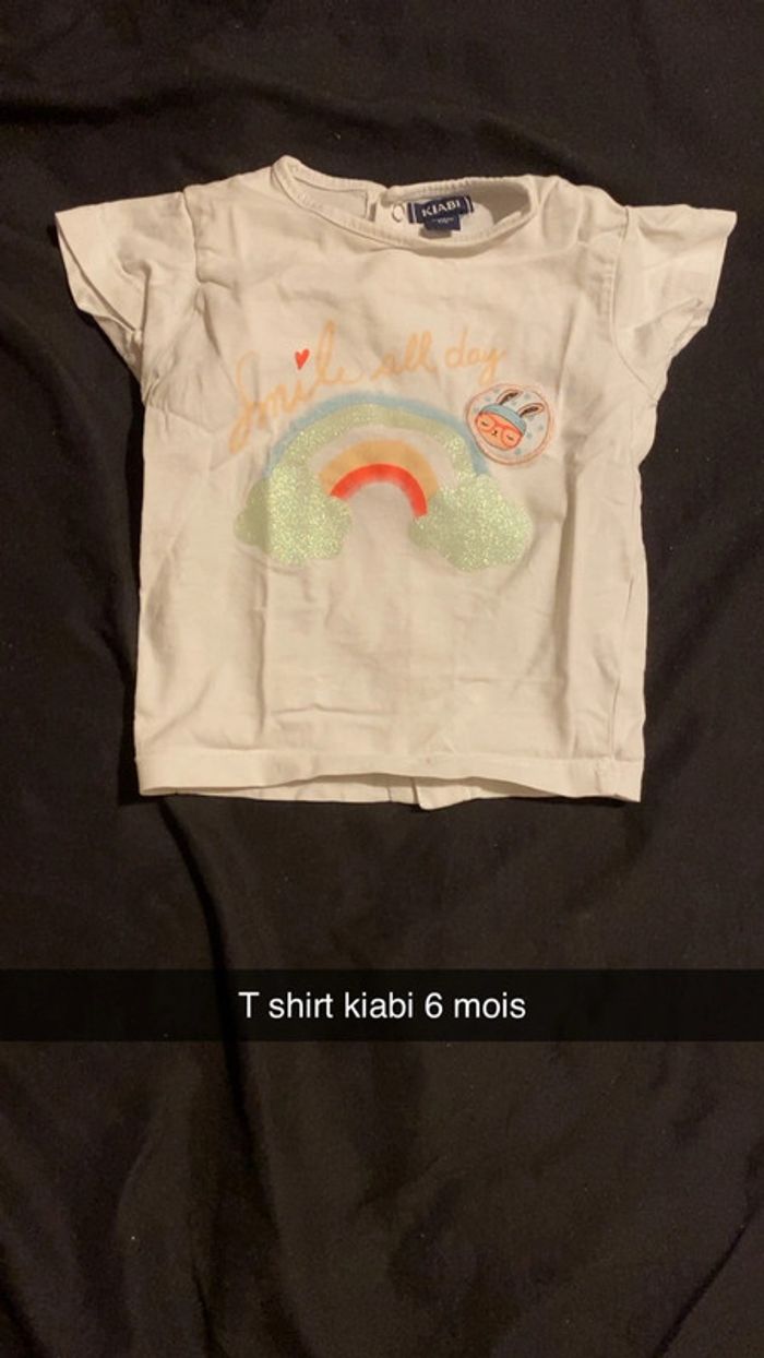 T shirt manche court kiabi 6 mois