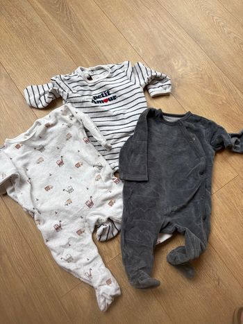 Lot 3 pyjamas velours