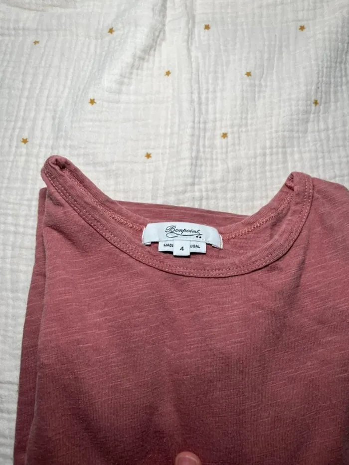 Lot de deux tee shirt Bonpoint 4 ans - photo numéro 2