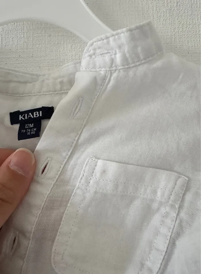 Ensemble chemise / pantalon - taille 12 mois 🌼 - photo numéro 2