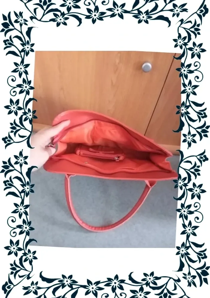 Sac à main et son porte monnaie - photo numéro 5