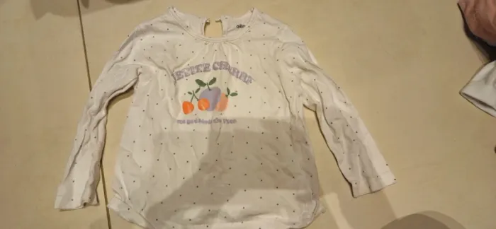 T-shirt manche longue gémo 24 mois