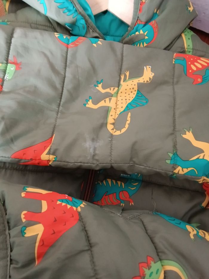 Blouson du pareil au même kaki et multicolore - photo numéro 4