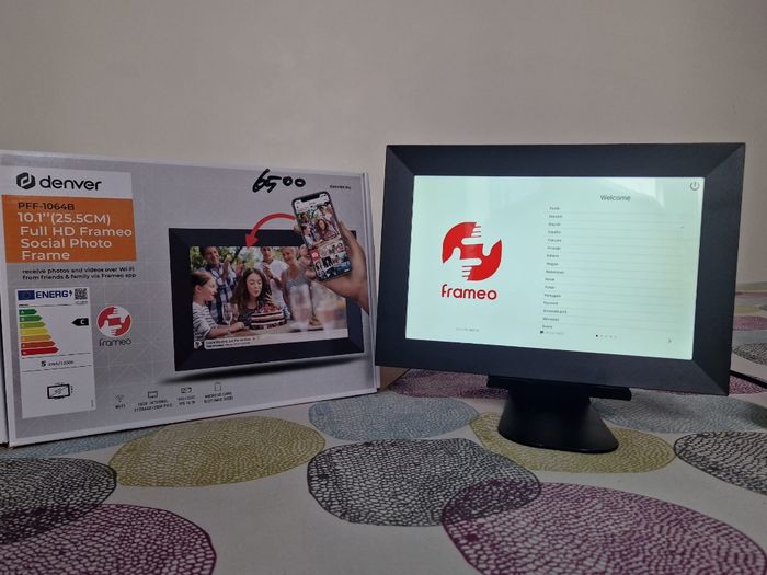 Cadre photo numérique Wi-Fi Denver 10.1" (Frameo) – Neuf - photo numéro 2