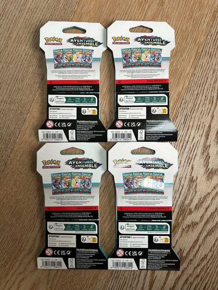 Blisters Pokemon EV9 Aventures Ensemble - photo numéro 2