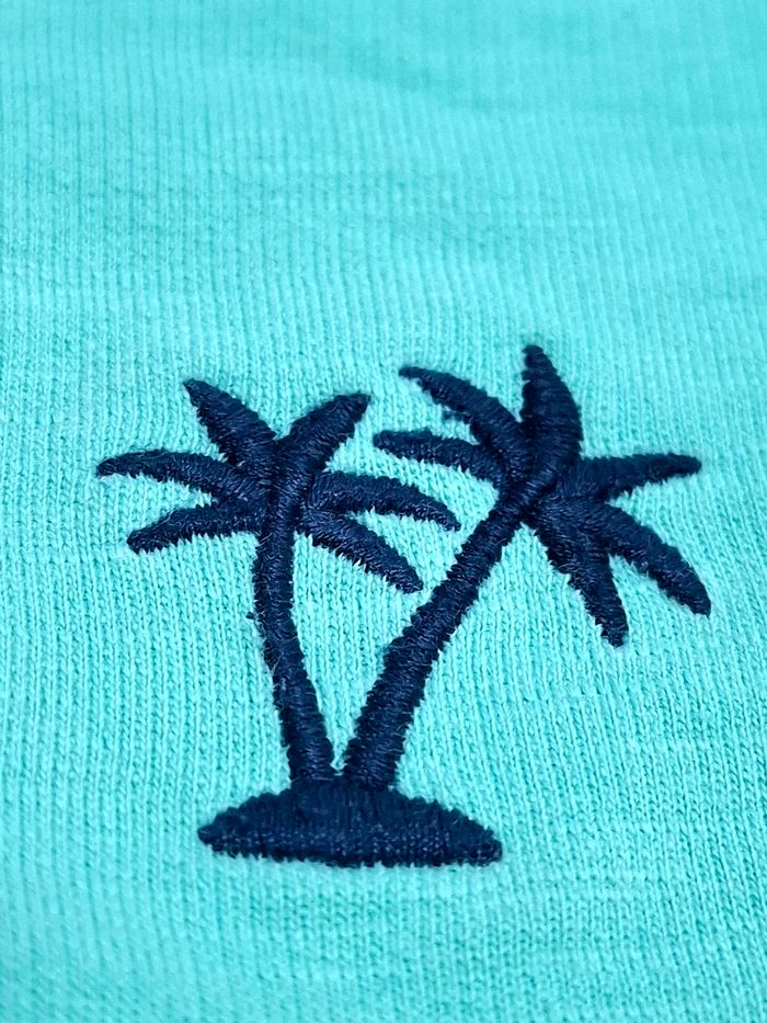 Short enfant garçon DPAM Du Pareil Au Même – 24 mois / 2 ans – bleu turquoise palmier - photo numéro 3