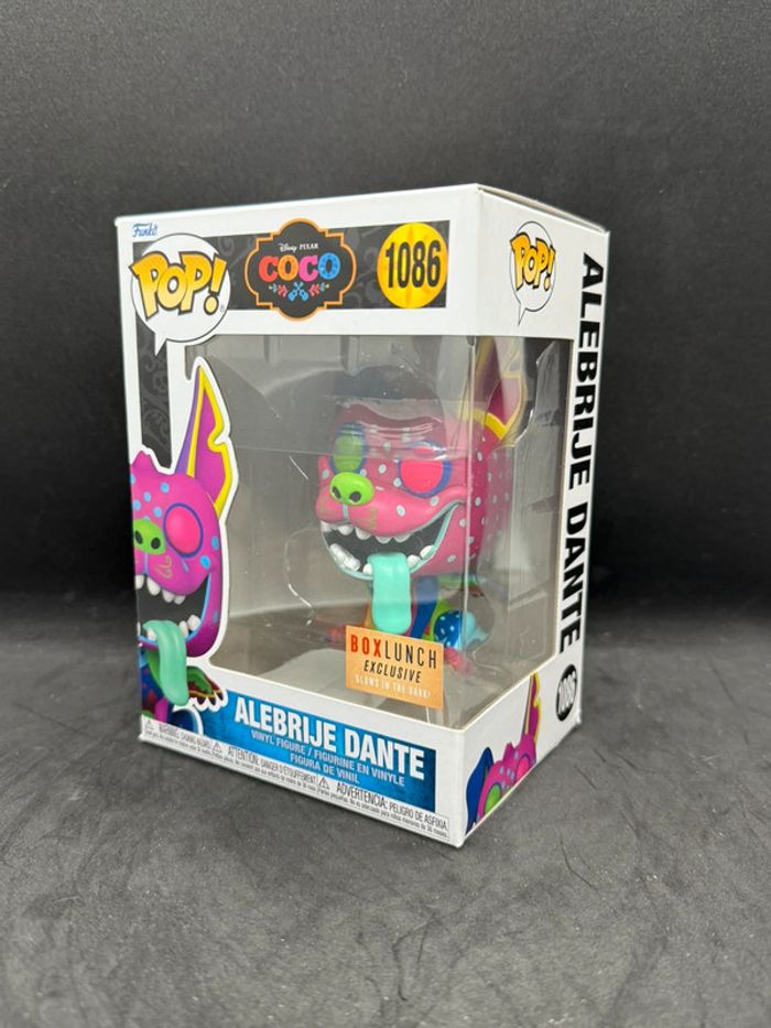 Funko pop Disney Coco Alebrije Dante 1086 Boxlunch glows