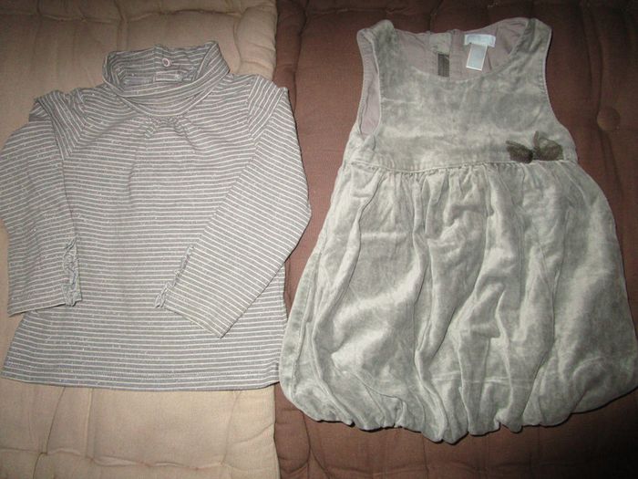 Superbe ensemble robe + tee-shirt brillant, Obaïdi - photo numéro 2