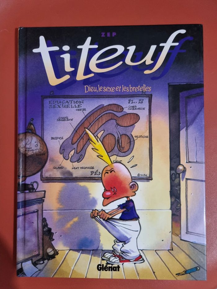 lot de deux bd de titeuf tome 1 et 4 état très correct - photo numéro 2