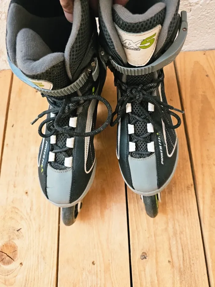 Paire de rollers taille 40 mixte femme homme fille garçon - photo numéro 5