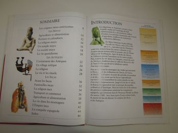 Livre "Comment on vivait chez les mayas aztèques et incas "