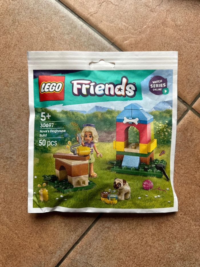 Polybag Lego Friends, 30697 Nova’s Doghouse Build