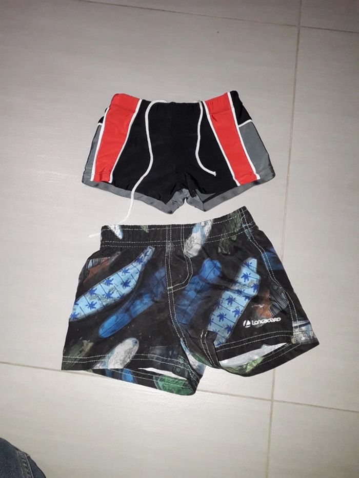 Lot de 2 shorts de bain 24 mois