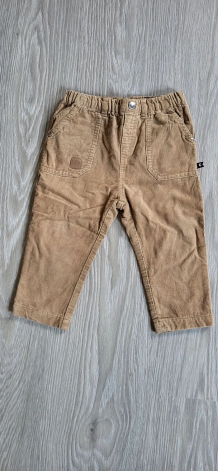 Pantalon velours côtelé creeks 24 mois