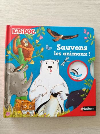 Livre kididoc sauvons les animaux