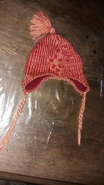 Bonnet fleur style peruvien