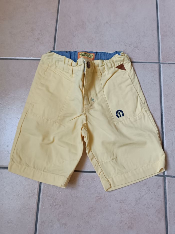 Short jaune Sergent major 4 ans