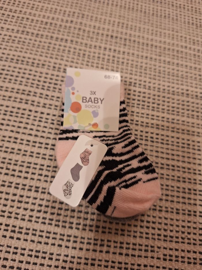 Chaussettes bébé 3 paires Taille 68-74