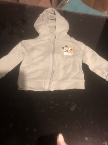 Veste Disney baby verte 9 mois 