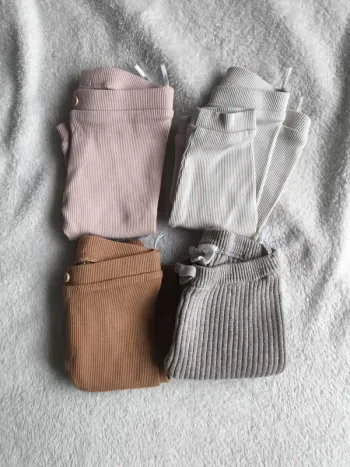 Lot legging côtelé | 2-3 mois 62 cm