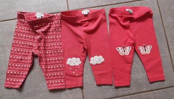 3 leggings fille 3mois pat et ripaton