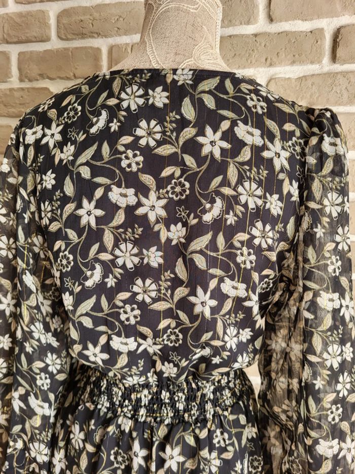 Robe longue et fluide imprimé fleuri Anna Karel - Bohème et romantique - photo numéro 10