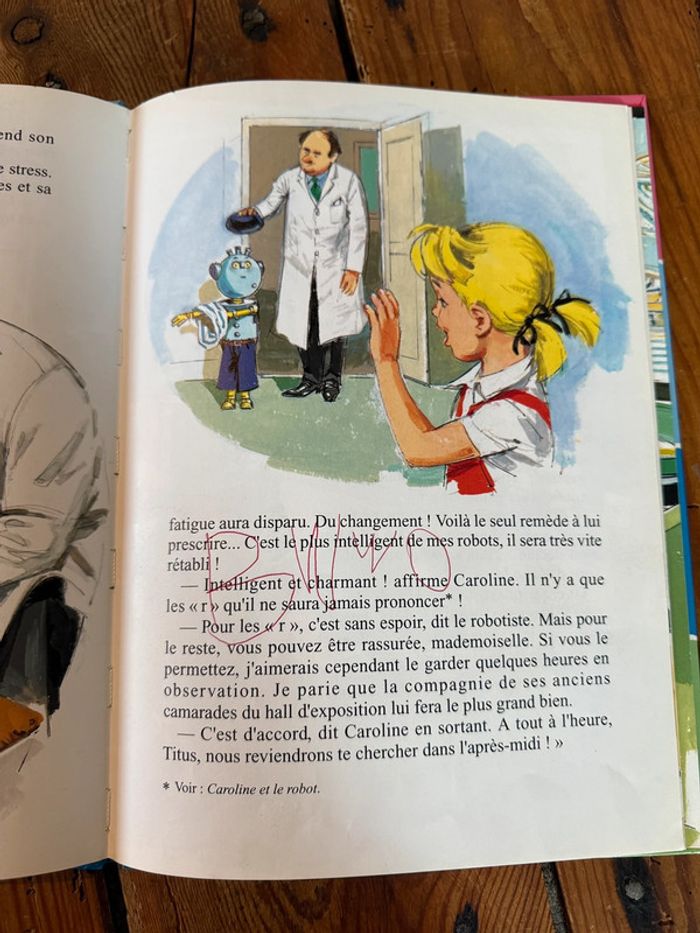 Livre rare Caroline et les vacances de Titus album édition damiers robot bd - photo numéro 4