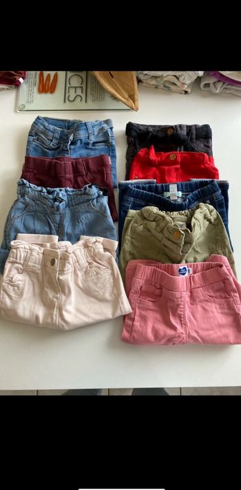 Lot de 9 pantalon